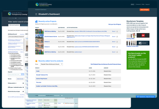 Project Builder & Library Dashboard