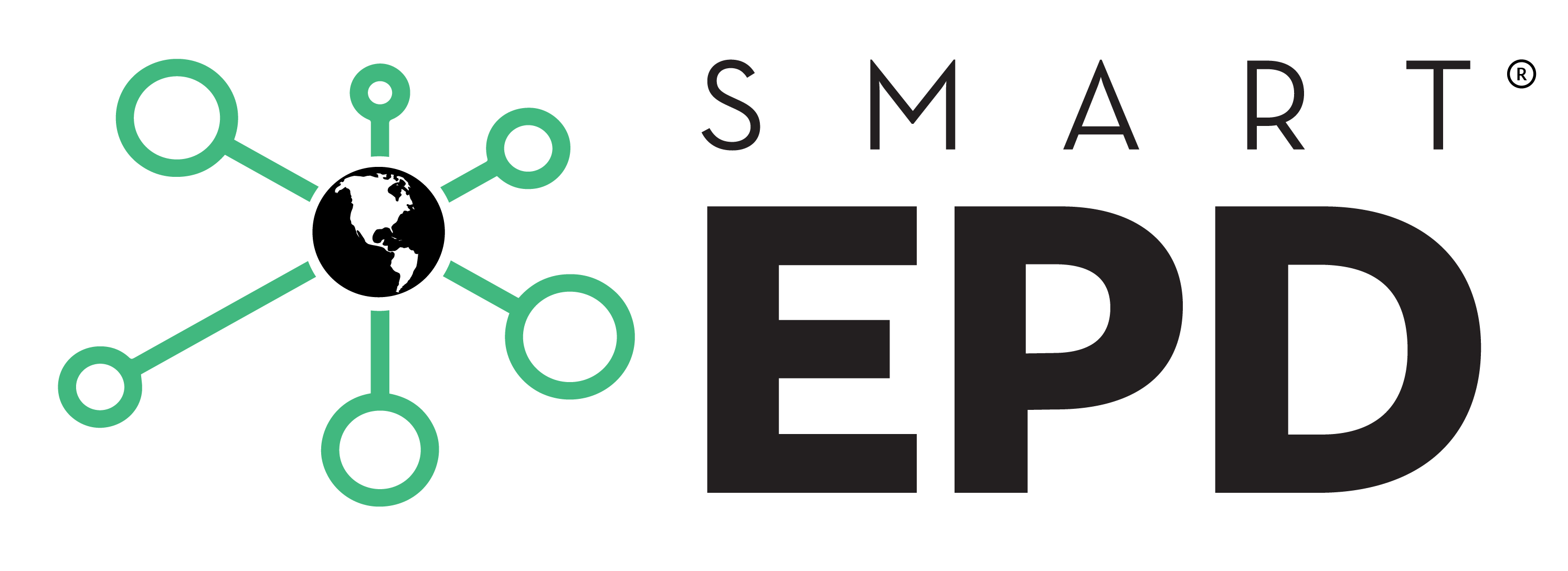 Smart EPD Logo Black Text Green Spokes default
